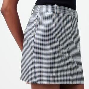 NWT Madewell Suiting Plaid Preppy Mini Skirt